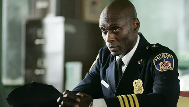 Lance Reddick in The Wire