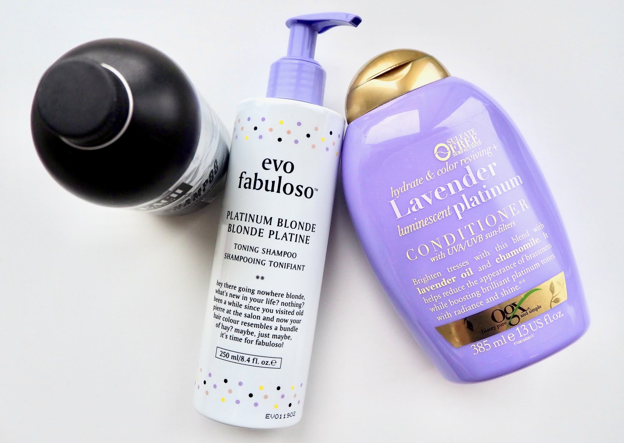 10. OGX Hydrate & Color Reviving + Lavender Luminescent Platinum Conditioner - wide 4
