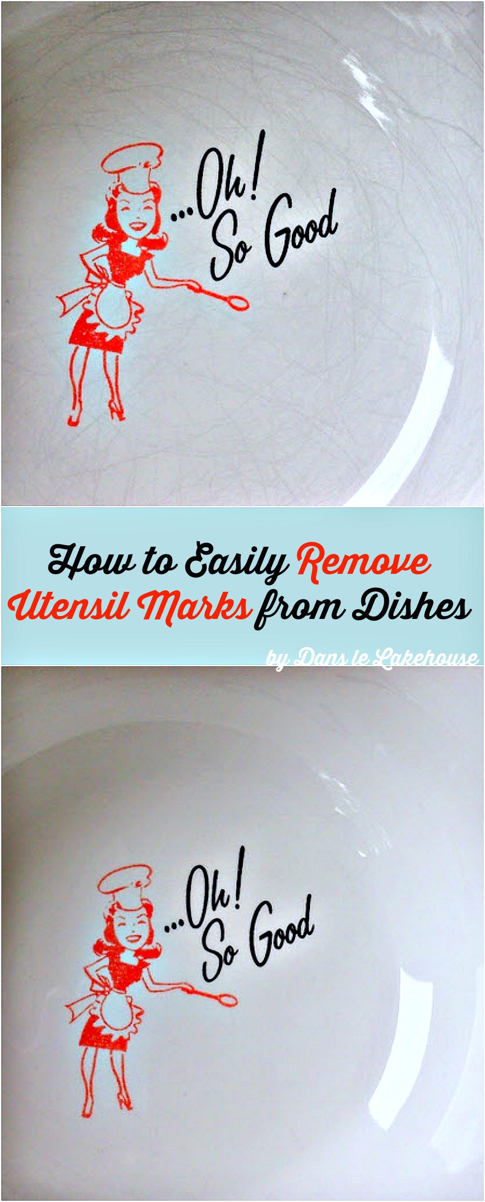 How to Clean Black Marks + Baked on Grease from Vintage Pyrex, Plus