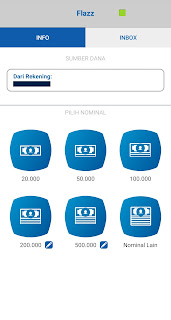 Pilihan Nomimal Top Up Saldo Flazz