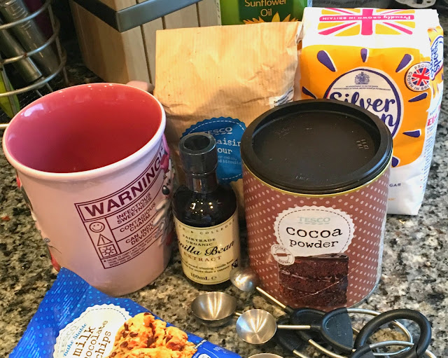 Mug cake ingredients - Just Add Ginger blog