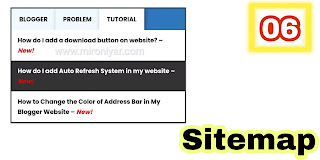 How do I create a sitemap for Blogger? www.mironiyar.com