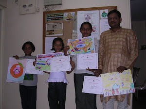 Prize winners of Drawing Competition 2006