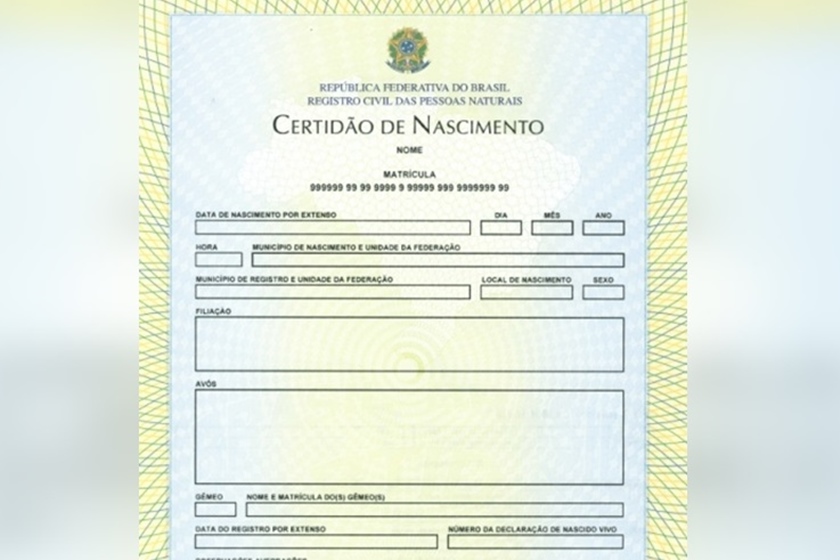 Brasil Novo modelo de certidão de nascimento permite incluir nome de padrasto MACAUBENSE LIFE Brasil Novo modelo de certidão de nascimento permite incluir nome de padrasto MACAUBENSE LIFE