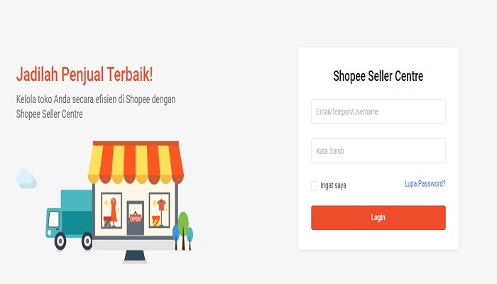 Tampilan Beranda Akun Shopee Seller Center Tampilan Beranda Akun Shopee Seller Center