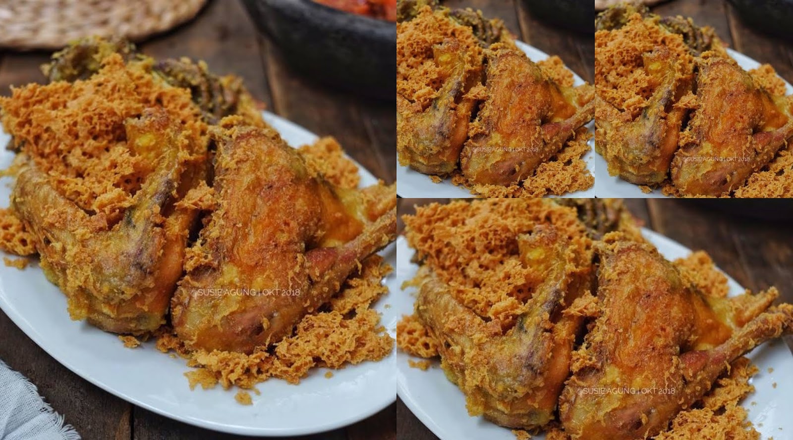 Ayam goreng kremes ala mbok Berek by Susi Agung - Resep Masakan