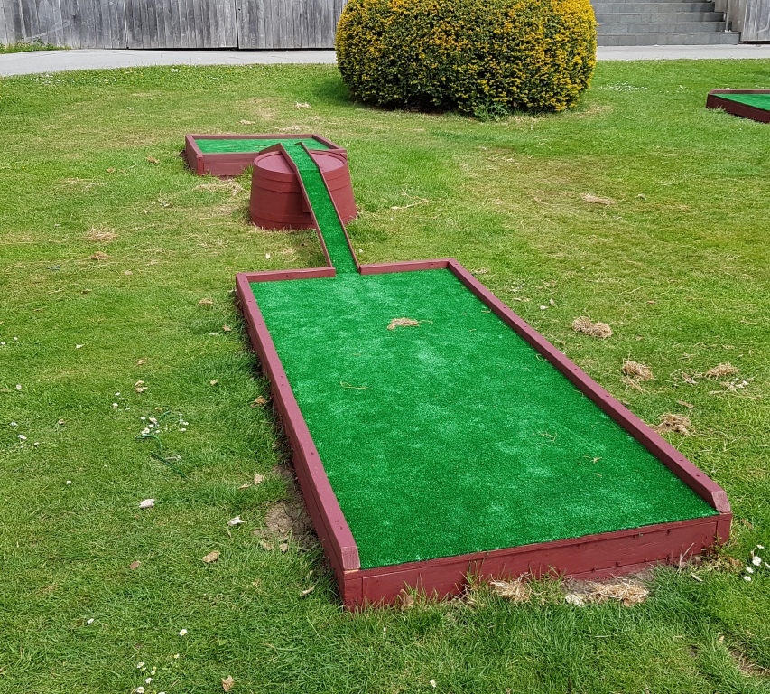 The Ham and Egger Files Mini Golf at Queens Park in Crewe