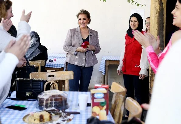 Grand Duchess Maria Teresa visited Arcenciel Foundation headquarters in Taanayel, and Bar Elias refugee camp in Bekaa Valley