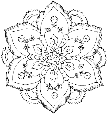 flower coloring pages