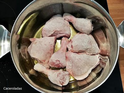Como hacer pollo en pepitoria - Receta fácil paso a paso