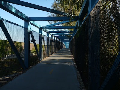 Stevens Creek Trail Bridge Near Moffett Field Boulevard and West Valley Freeway (85)