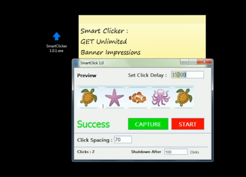 Autoclicker To Get Unlimited Banner Impressions App Downloads