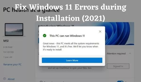 How To Fix Windows 11 Errors: The Ultimate Troubleshooting Guide (2021)