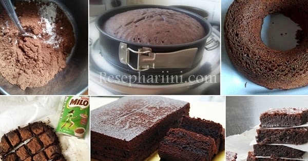 RESEP BROWNIES MILO KUKUS TANPA MIXER, EKONOMIS DAN