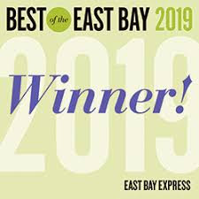 We won 'Best of the East Bay' 2019 for the 10th Year!