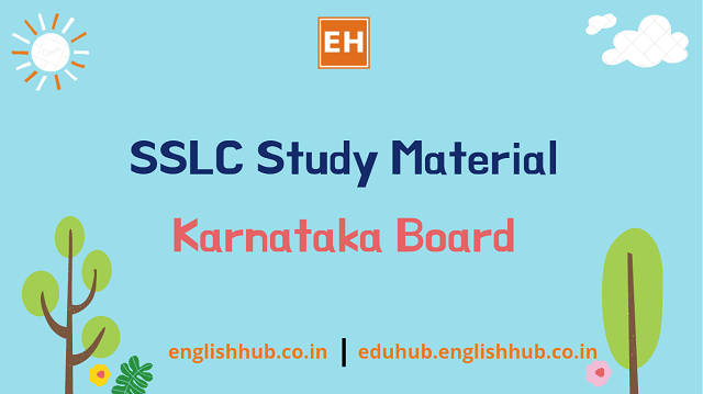 SSLC Study Material - Second Language English