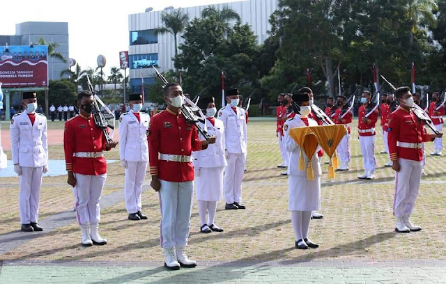 Upacara Peringatan Ulang Tahun ke 76 RI Siap Digelar Dengan Menerapkan Prokes Upacara Peringatan Ulang Tahun ke 76 RI Siap Digelar Dengan Menerapkan Prokes
