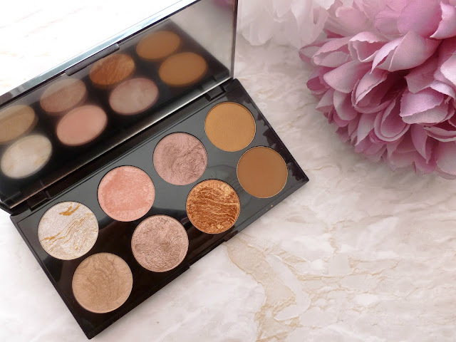 Makeup Revolution Ultra Blush And Contour Palette In Golden Sugar 