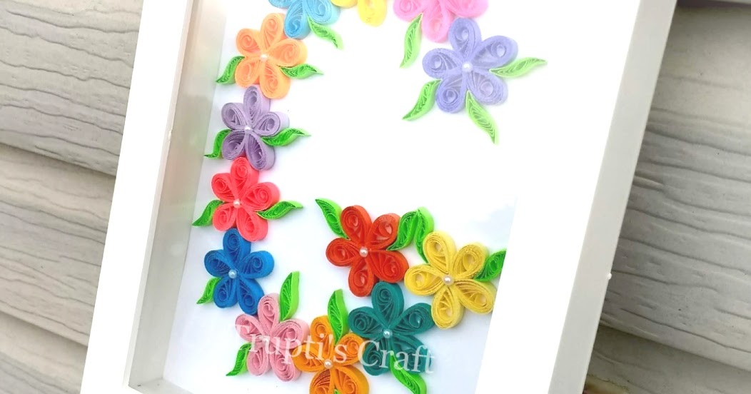 Trupti's Craft Paper Quilling Monogram 'G' Wall Frame / Wall Hanging