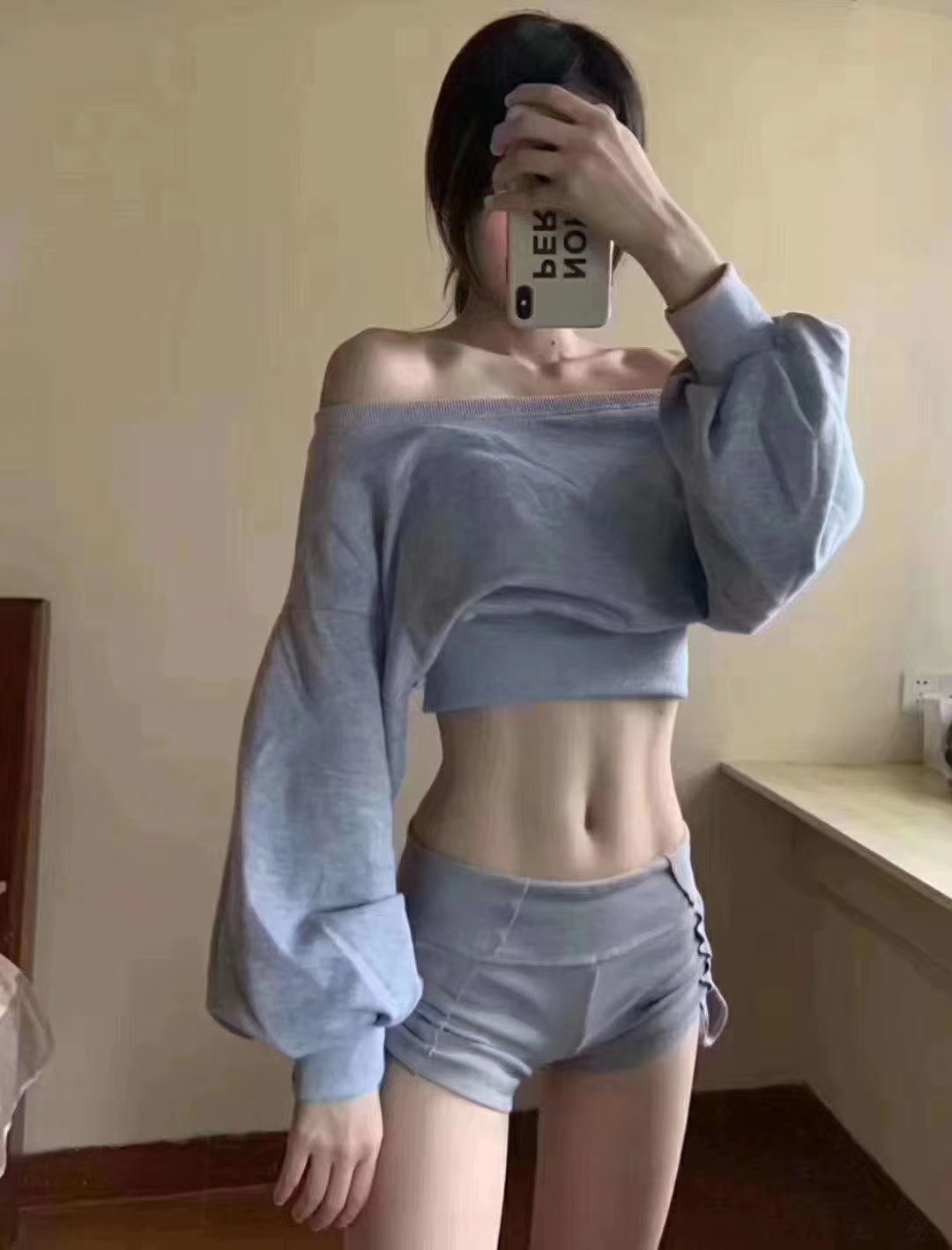 Chinese girls taking selfies