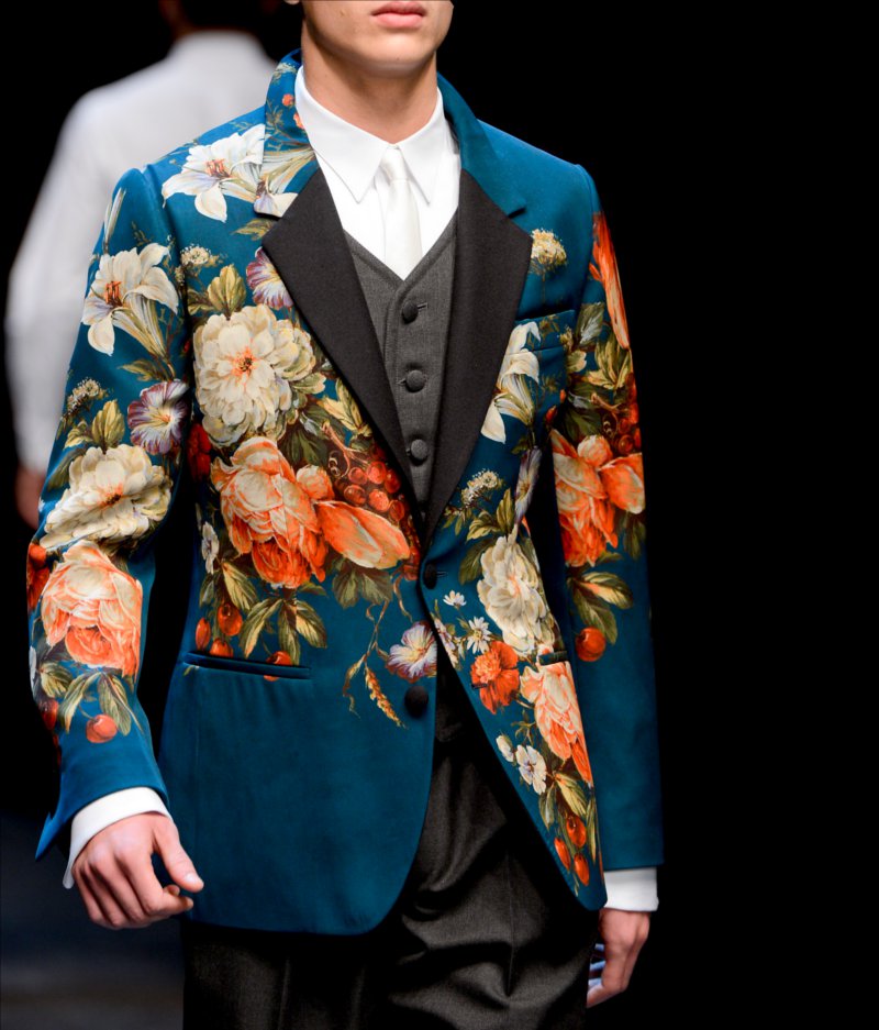 Fashion & Lifestyle: Dolce & Gabbana Floral Print Blazers... Fall 2013 ...