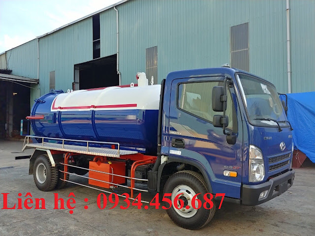 Xe bồn hút chất thải Hyundai EX8 GT