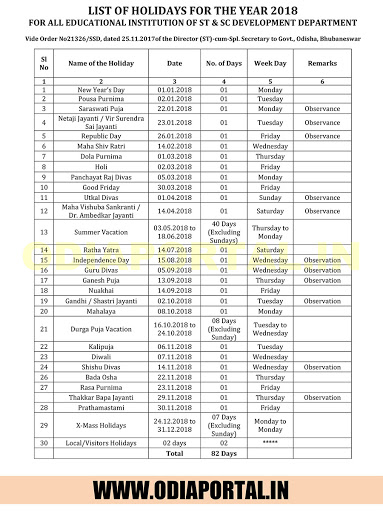 Holiday List Of Schools In West Bengal School Style