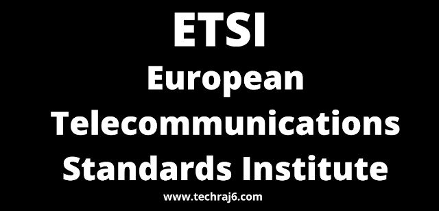 ETSI full form, What is the full form of ETSI 