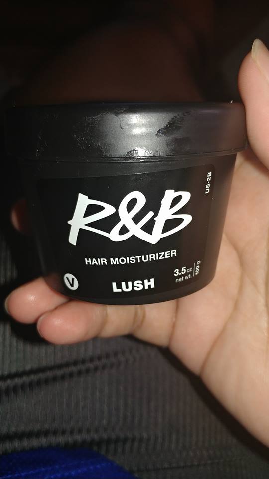 Empties Lush's R&B Hair Moisturizer