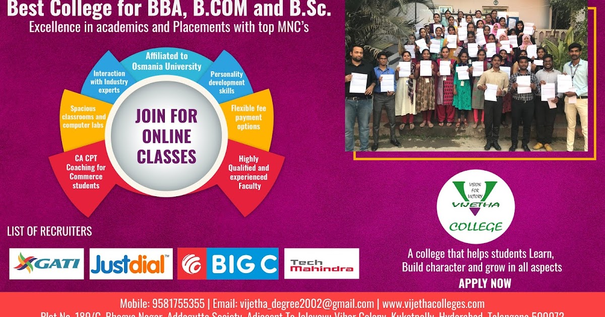 SUCCESS KITE Best Junior and Degree college in Hyderabad Vijetha college