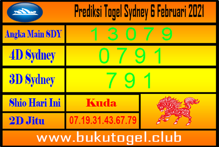 Prediksi Sydney Sabtu 06 Februari 2021 Syair Sdy Jitu Prediksitogel Jp