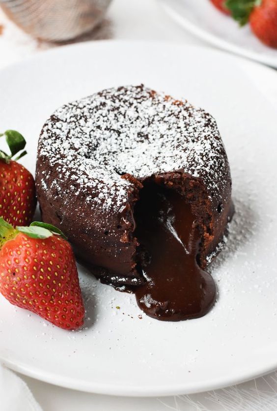 Molten Chocolate Lava Cakes for Two Food Recipes Instant