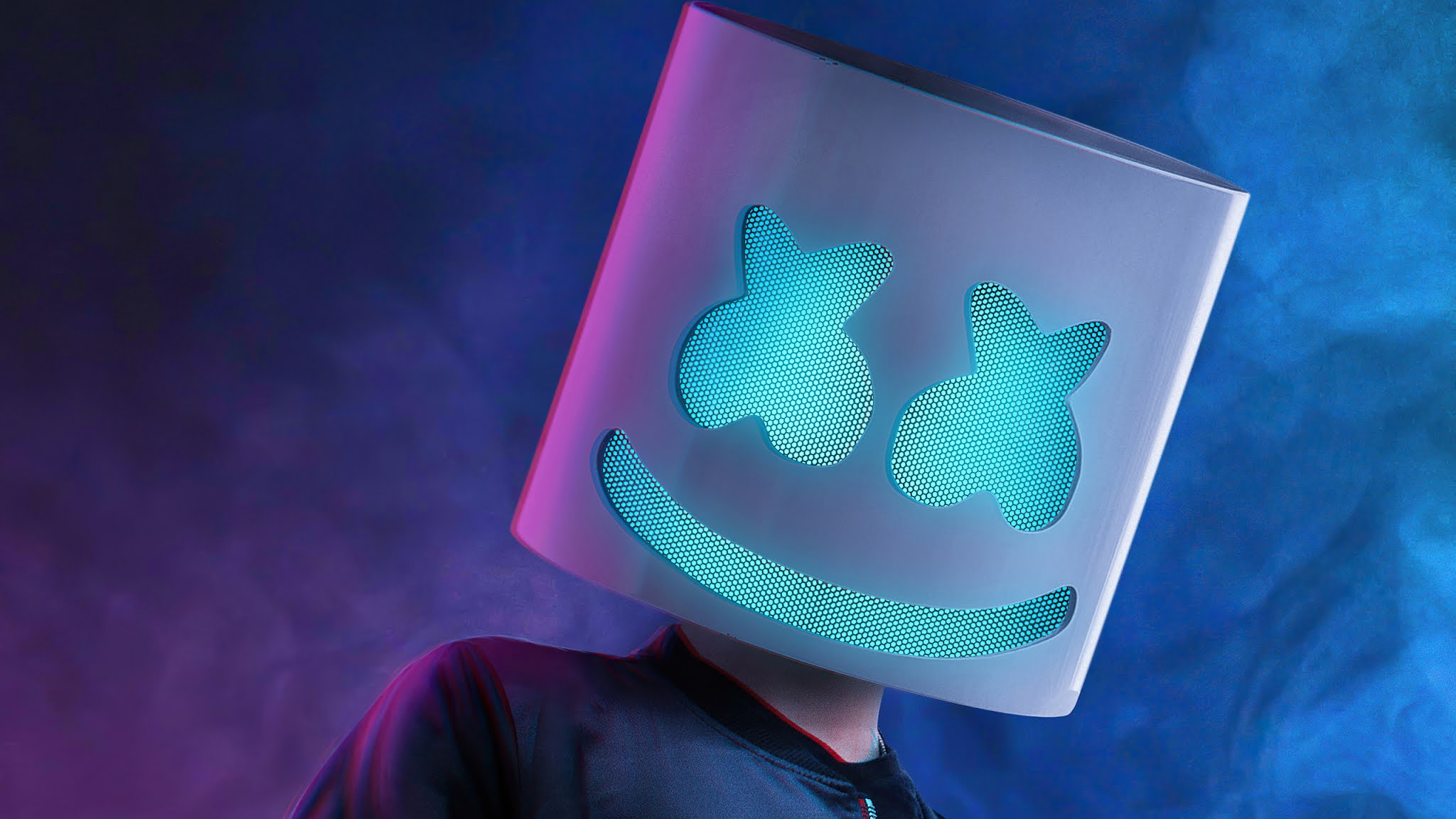 Marshmello DJ Full HD Wallpaper.