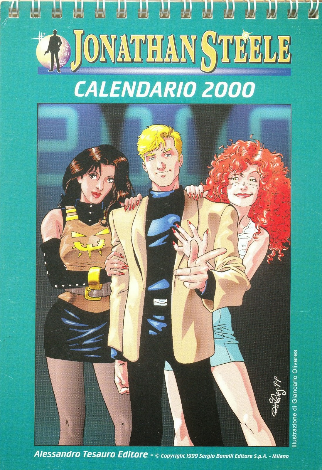 I AM THE MARIUS Peccati di gioventù Calendario Jonathan Steele 2000