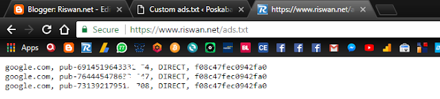 Cara Mudah Pasang Kode Ads.txt pada Wordpress