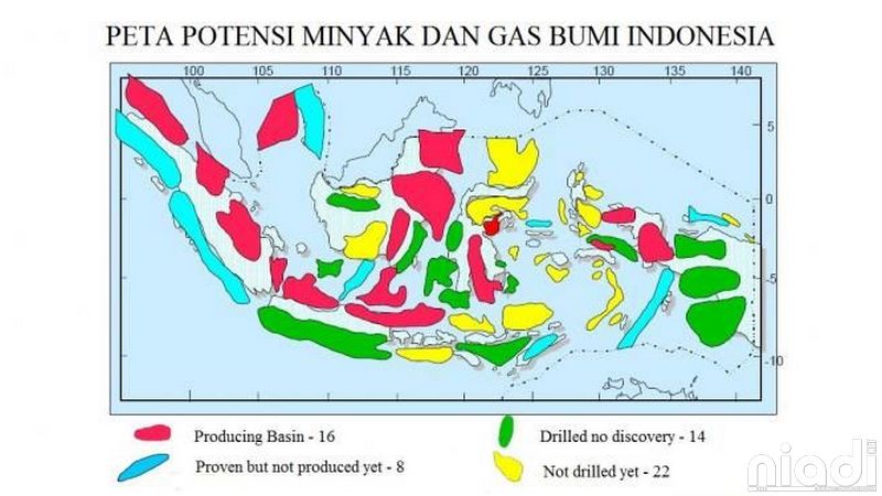 peta sumber dan potensi minyak dan gas bumi indonesia skk migas