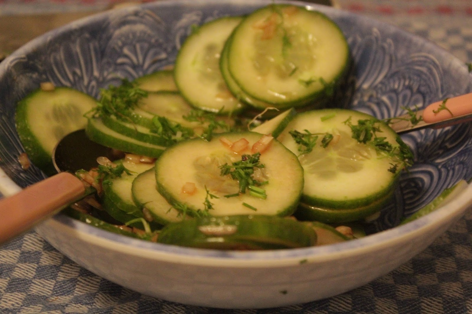 Schneller Gurkensalat zum Abendbrot | Küchenliebelei