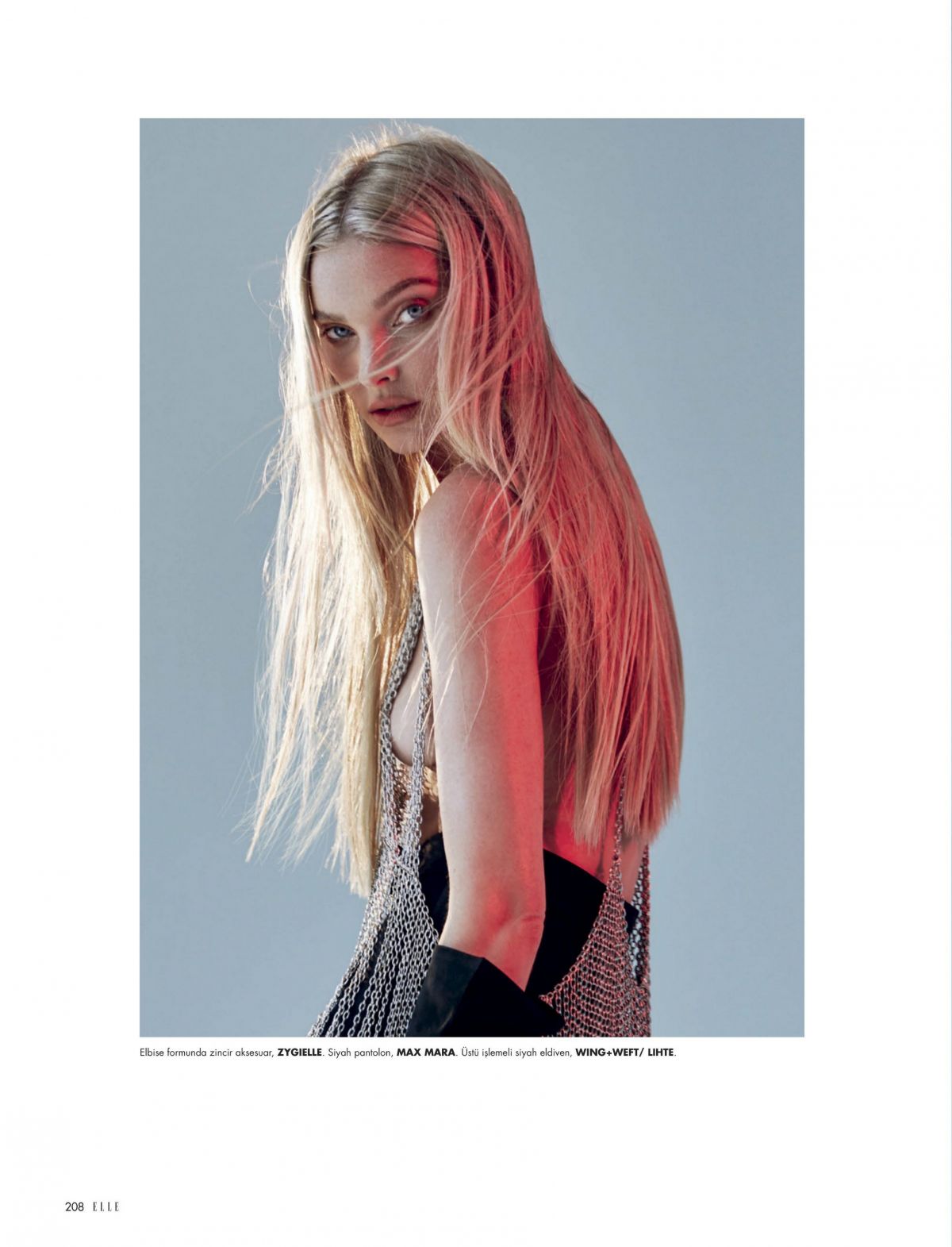 Elsa Hosk in Elle Magazine, Turkiye September 2019 Issue