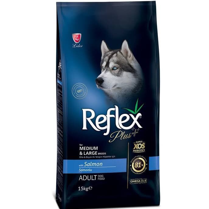 Thức ăn cho chó Reflex Plus Medium & Large Breed Adult Dog Food Salmon (3kg) Thức ăn cho chó Reflex Plus Medium & Large Breed Adult Dog Food Salmon (3kg)