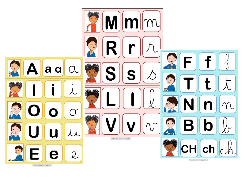 bibouche en classe referentiel phonologie et 3 graphies des lettres