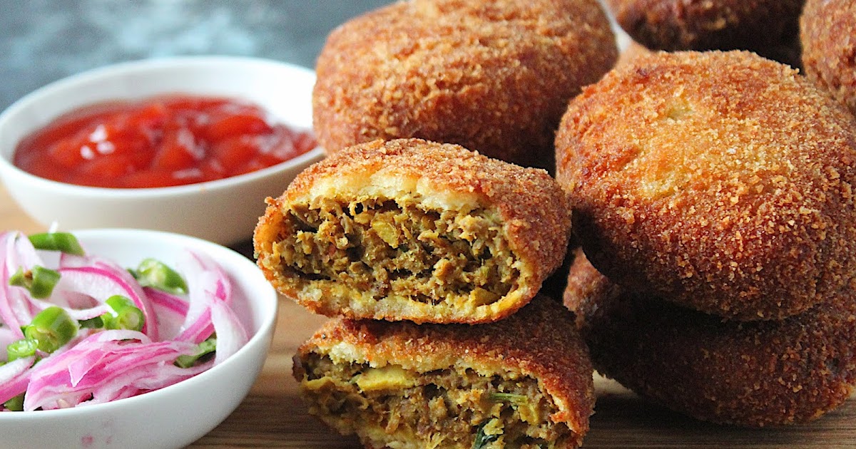 Kerala Beef Cutlet- Beef and Koorka/ Chinese Potato Cutlets