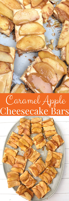 Caramel Apple Cheesecake Bars recipe