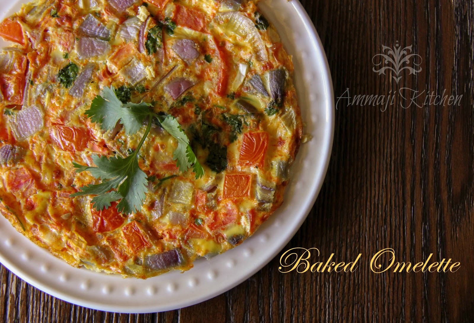 Baked Omelette | Indian Food Recipes | Ammaji Kitchen