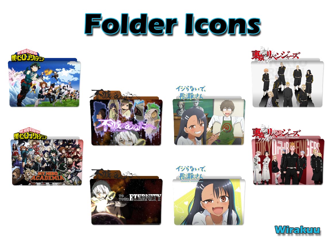 Download Folder Icons Anime Spring 2021 - Wirakuu
