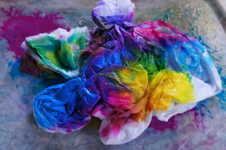 Ginger Wilson: Puddle painting with Setacolor transparent paints