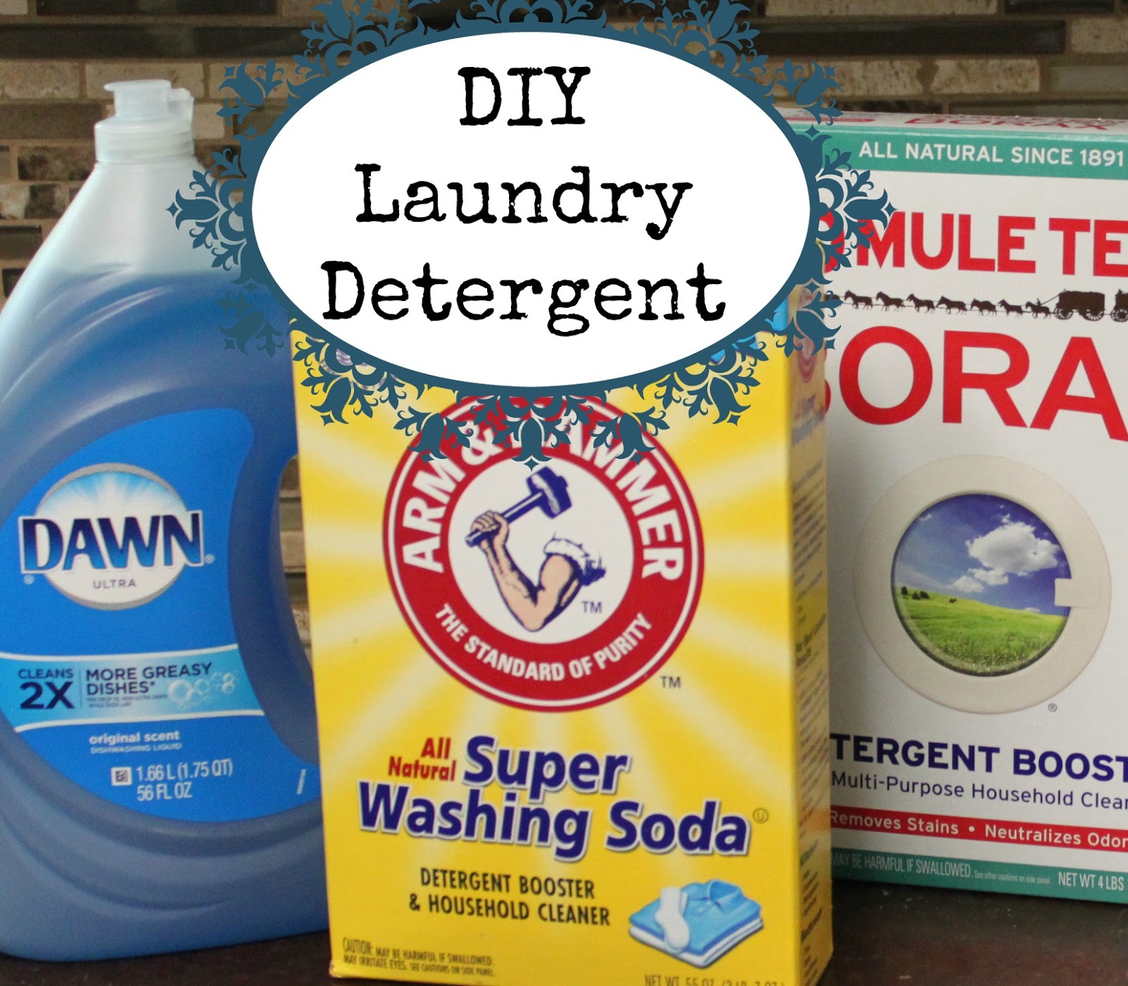 Designs By Jeannine DIY Laundry Detergent 3 Ingredients