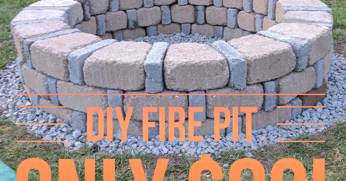 Diy Brick Fire Pit For Only 80, Does Menards Have Fire Pits
