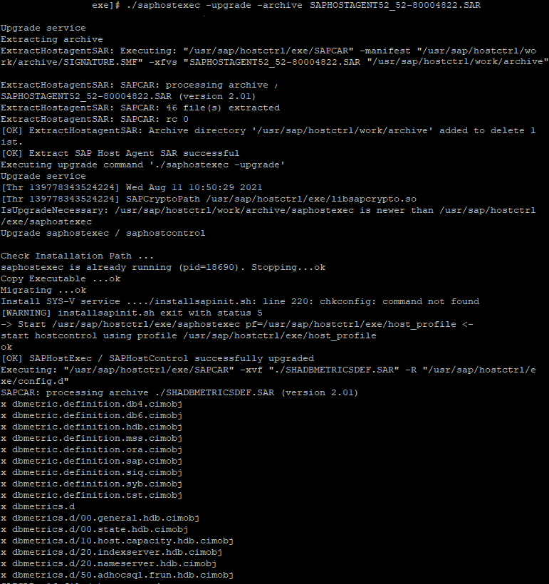 Sap basis administrator blog upgrade sap host agent