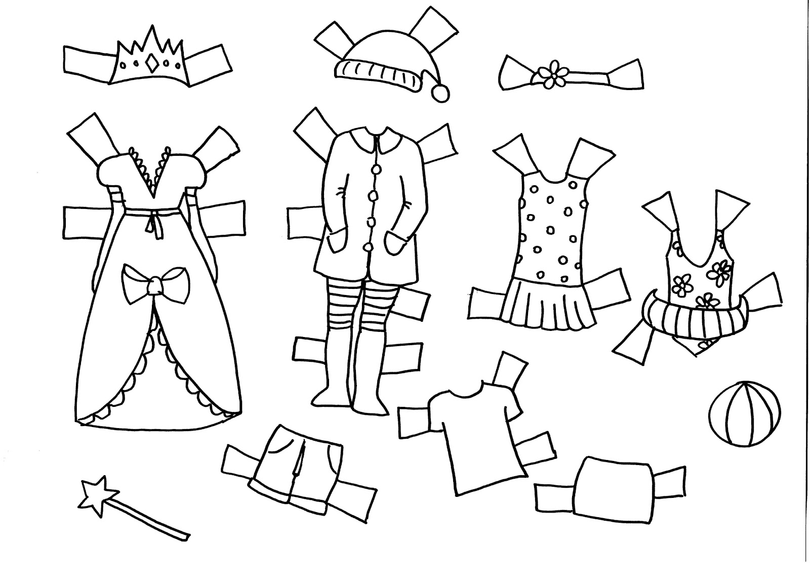 SO sooo cute: Poup?�e ?� d?�couper et ?� habiller