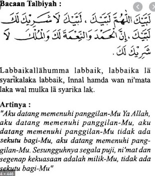 Fiqih Islam Bacaan Talbiyah Ketika Melaksanakan Ibadah Haji